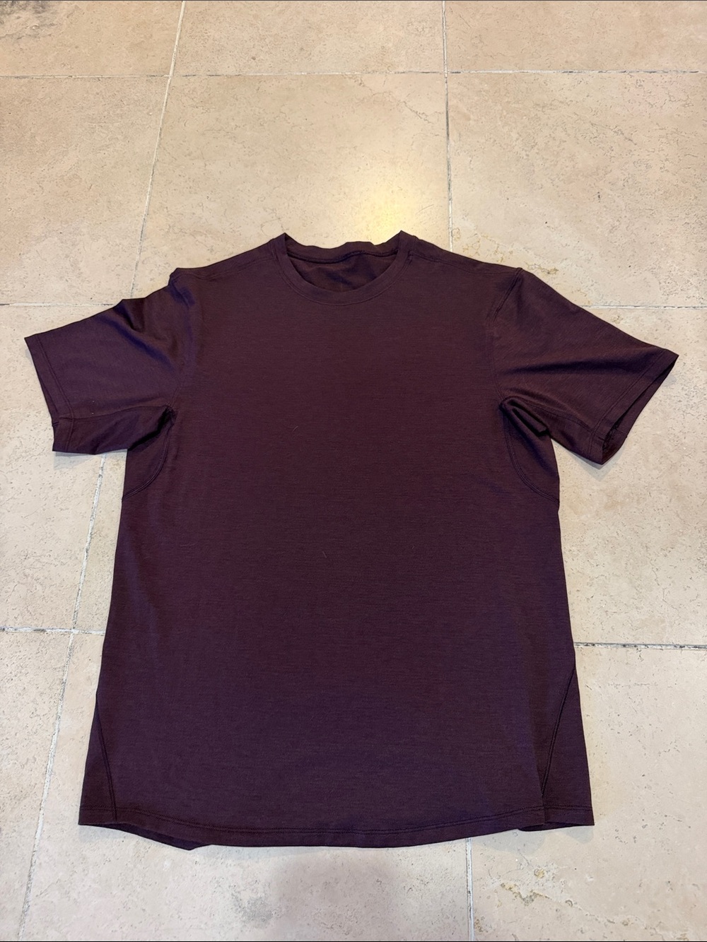 lululemon athletica Men's Crewneck T-Shirt in Plum